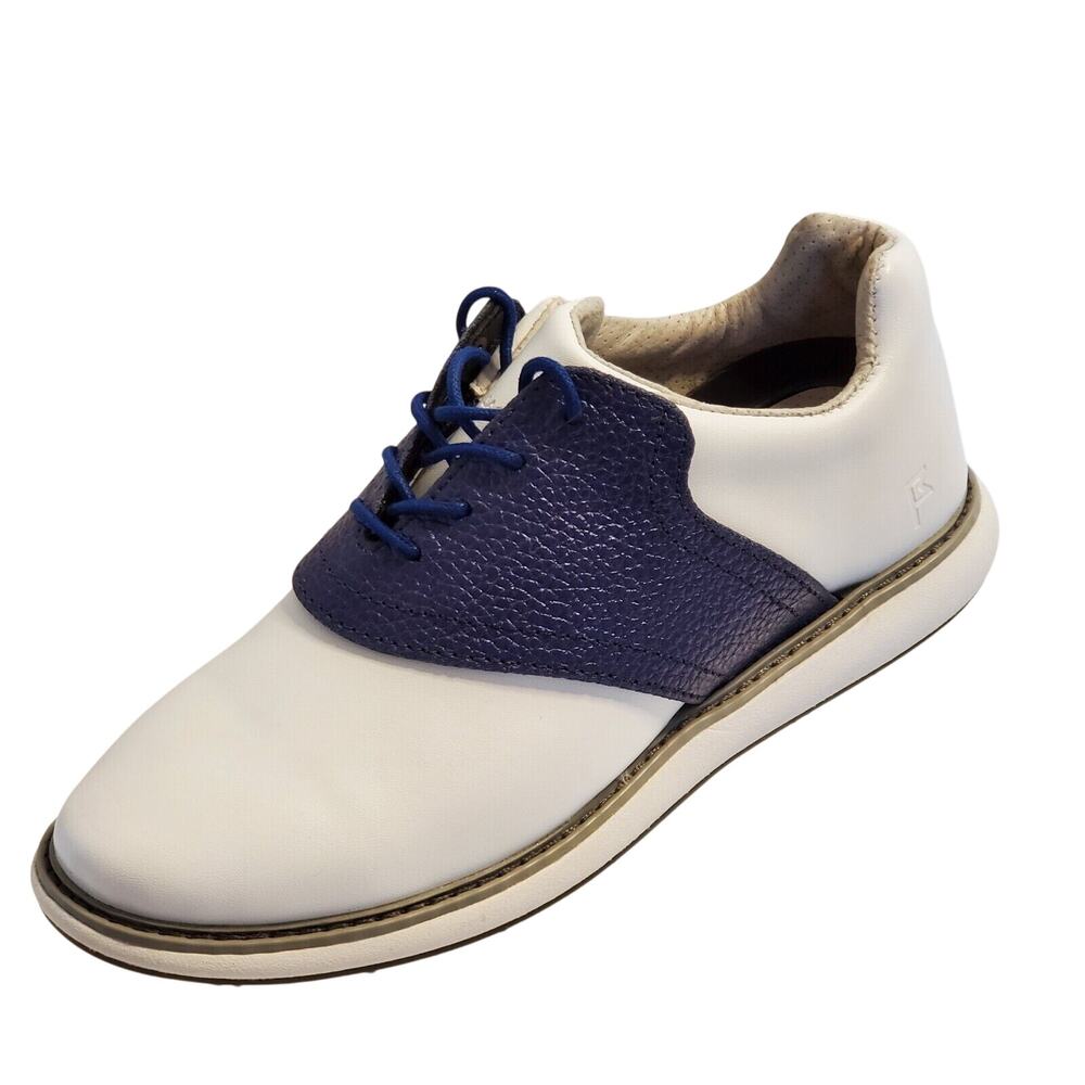 Jack Grace Innovator 1.0 Golf Shoes Womens 6 White Blue Saddle Interchange New